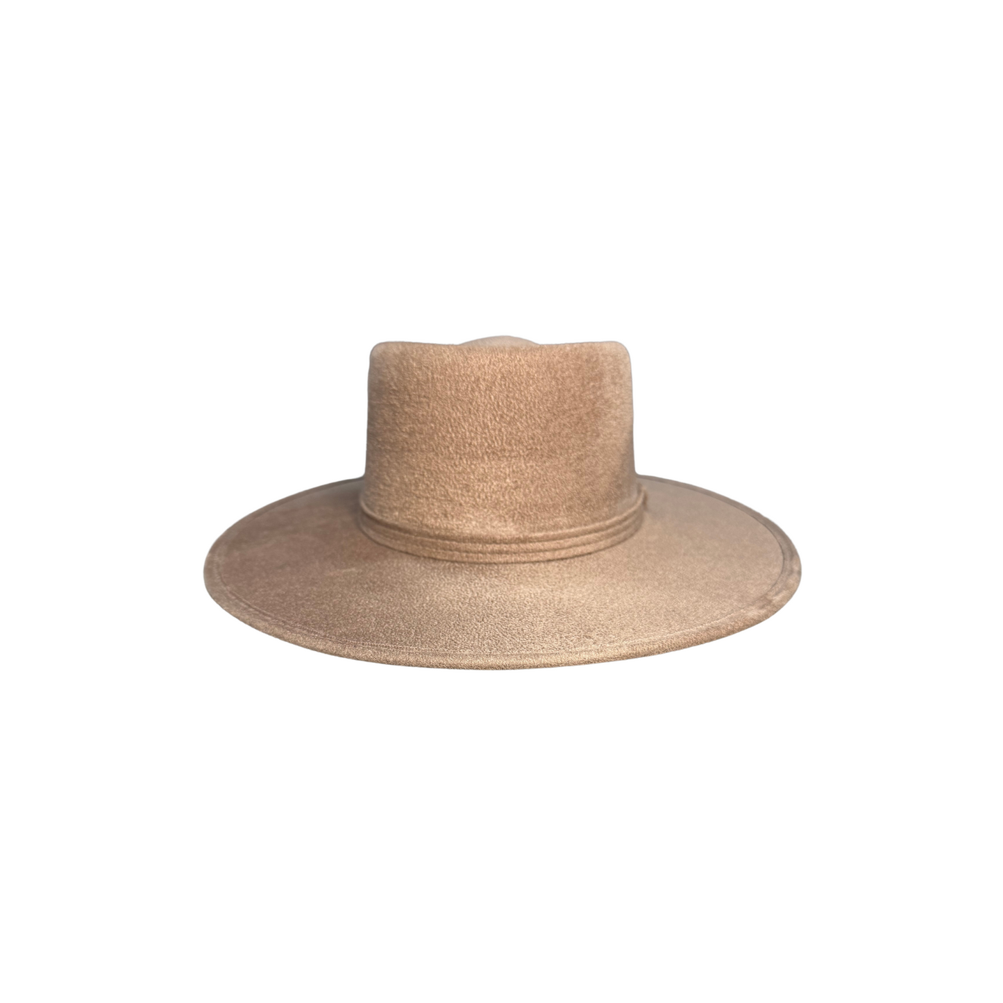 Alex Crown Top Boater - Dark Taupe