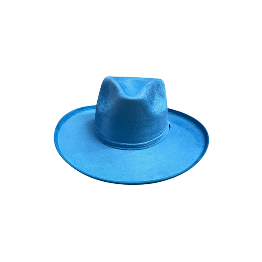 Blake Curled Pencil Brim- Bright Blue