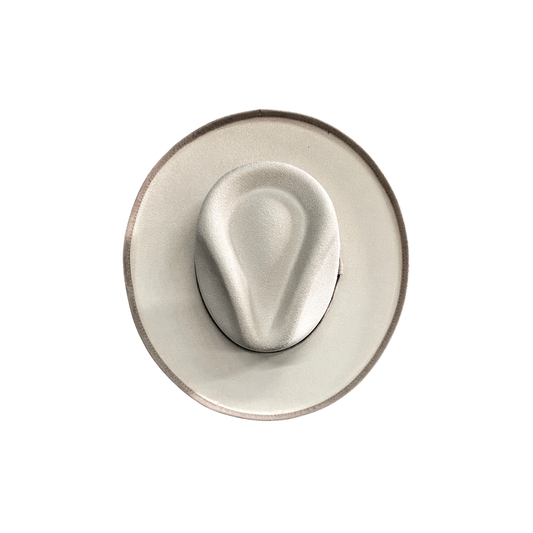 Blake Curled Pencil Brim - Two-Toned Ivory/Fawn D&D
