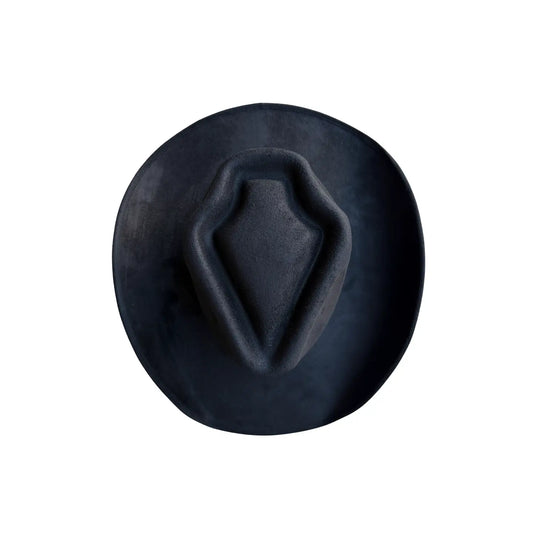 Arrowhead Western Hat w/ Suede Hat Band - Black