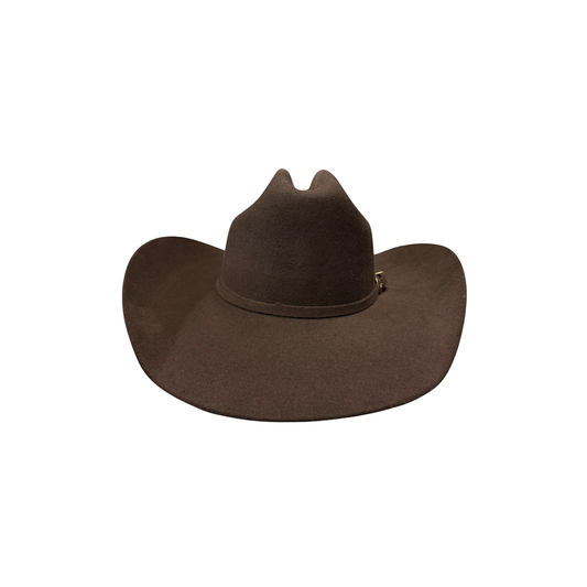 Morgan Merino Wool Western Cowboy Hat - Cacao
