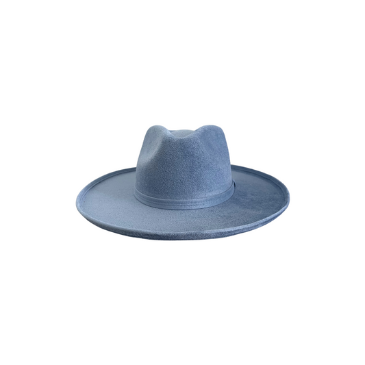 Blake Curled Pencil Brim- Denim