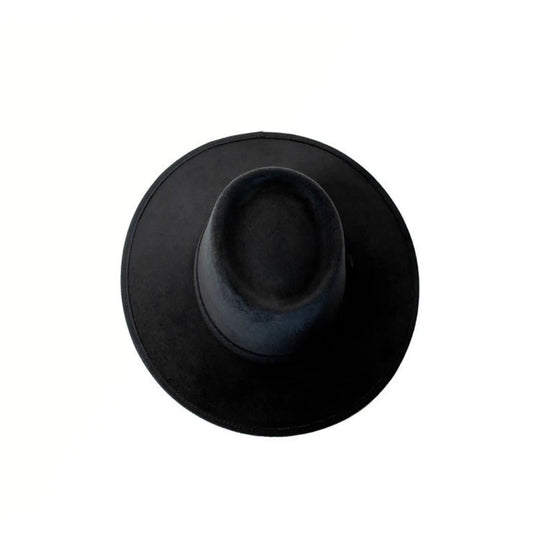Alex Crown Top Boater - Black