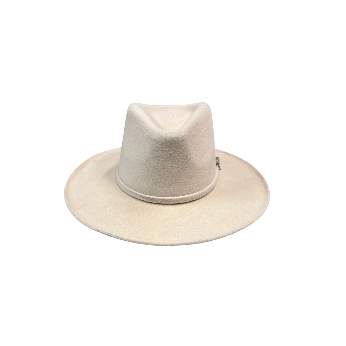 Merino Wool Fedora Hats w/ hat band- Bone D&D