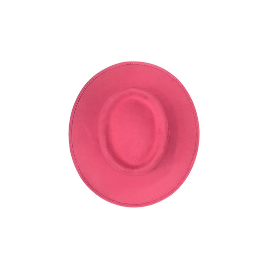 Alex Crown Top Boater - Rose