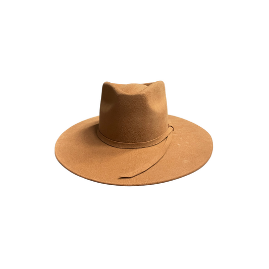 Unisex Merino Wool Fedora Hats - Cinnamon