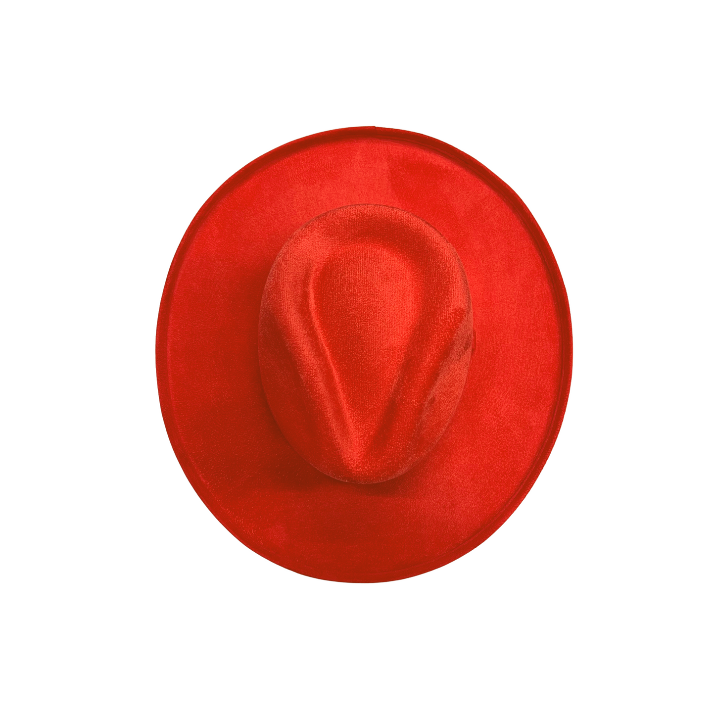 Blake Curled Pencil Brim- Coral Red