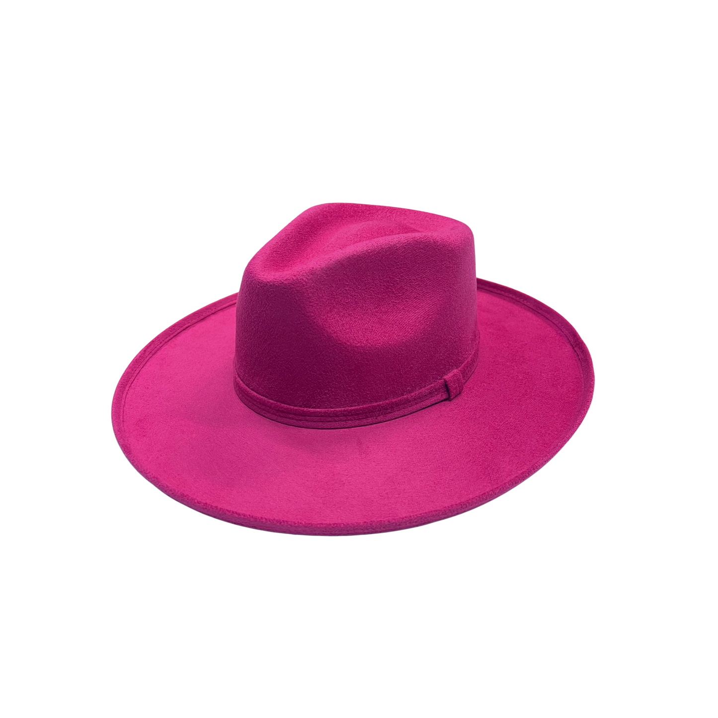 Blake Curled Pencil Brim- Fuchsia