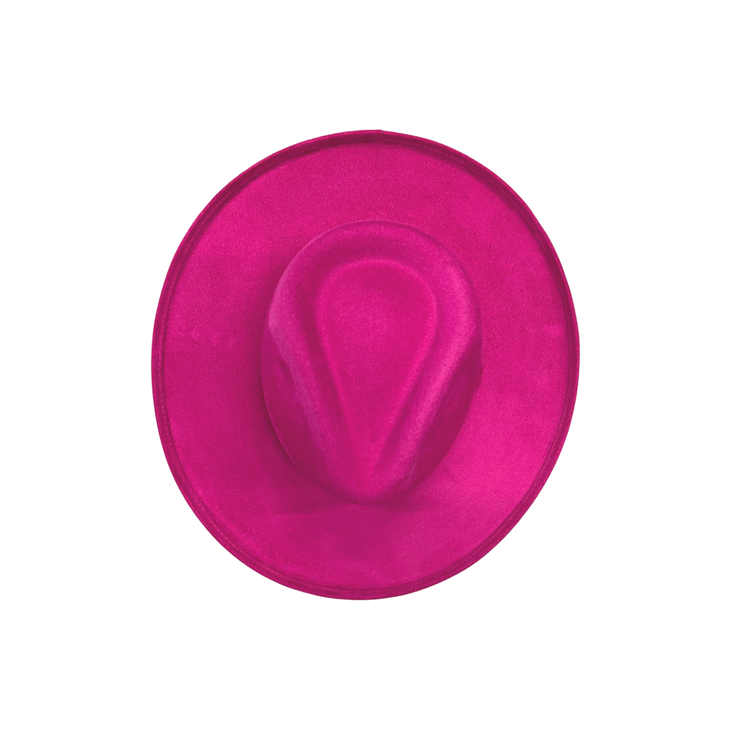 Blake Curled Pencil Brim- Fuchsia