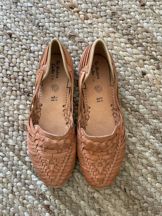 Braided Women's Sandal Huaraches- Natural
