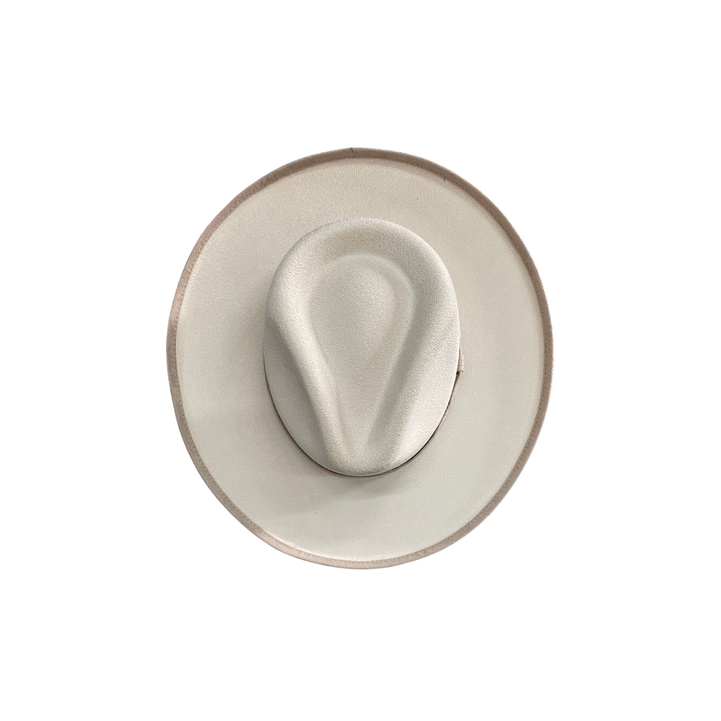 Blake Curled Pencil Brim- Two-Toned Ivory/Taupe D&D