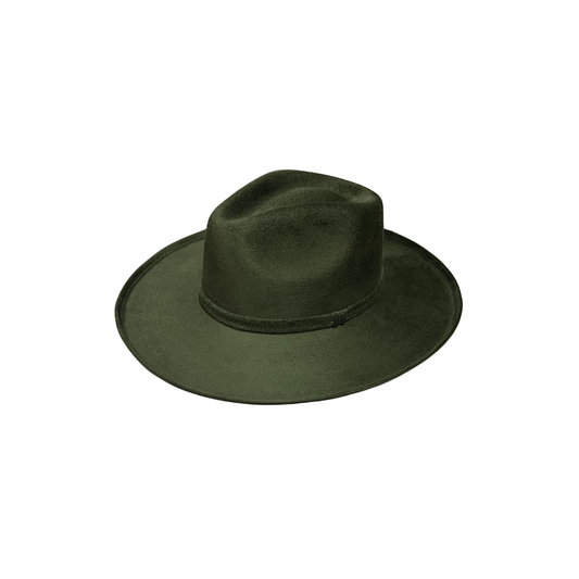 Blake Curled Pencil Brim- Olive D&D