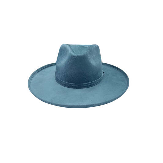 Blake Curled Pencil Brim- Peacock Blue D&D