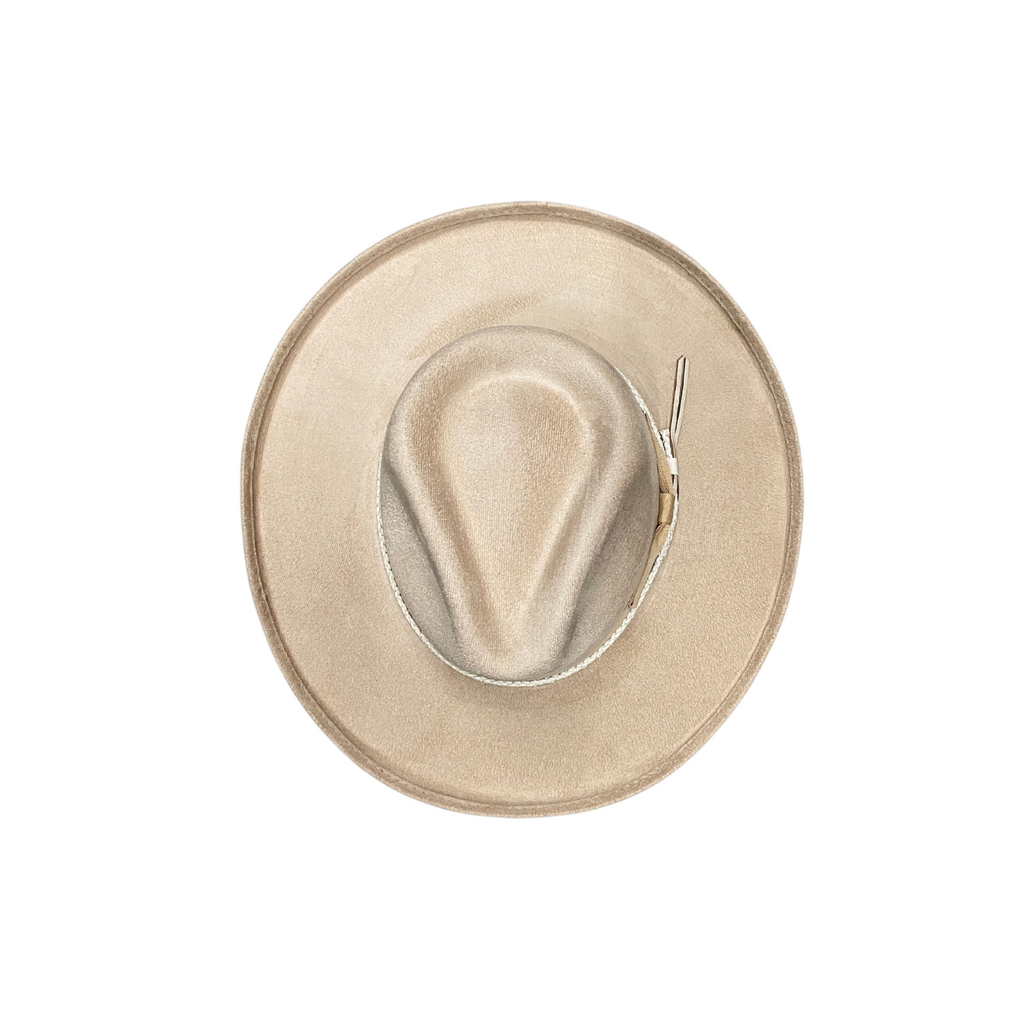 Brooke Curled Pencil Brim Nude w/ Nude Accessories