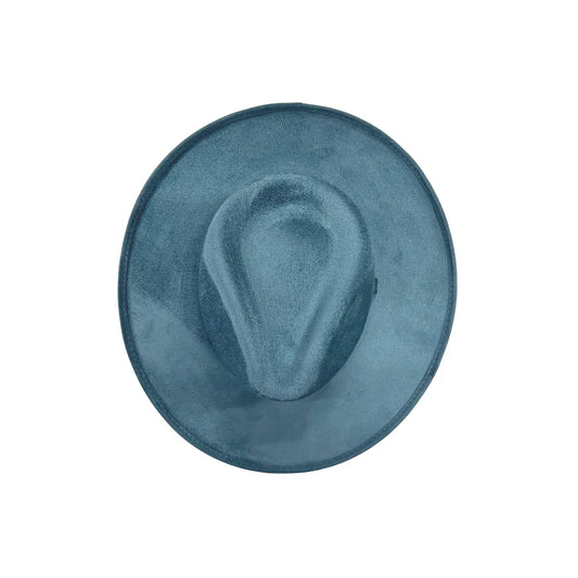 Blake Curled Pencil Brim - Peacock Blue