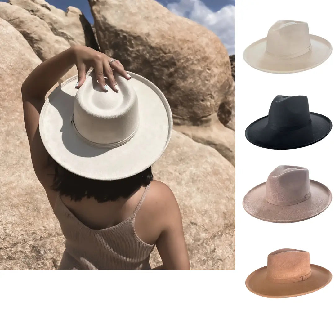 Blake Curled Pencil Brim - Charcoal