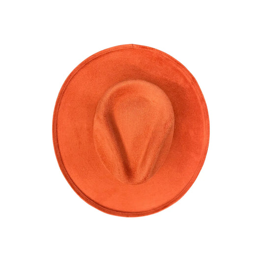 Blake Curled Pencil Brim - Burnt Orange