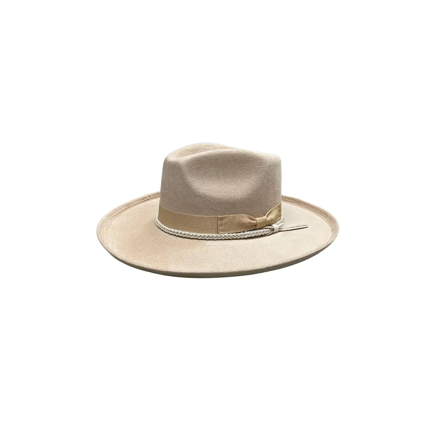 Brooke Curled Pencil Brim Nude w/ Nude Accessories