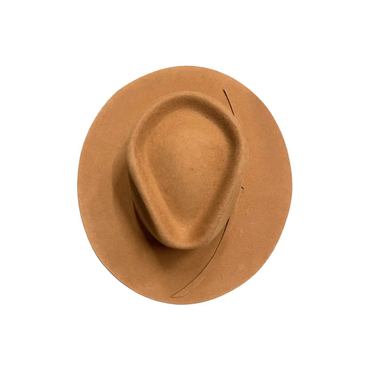 Mia Merino Wool Fedora Hat - Cinnamon D&D