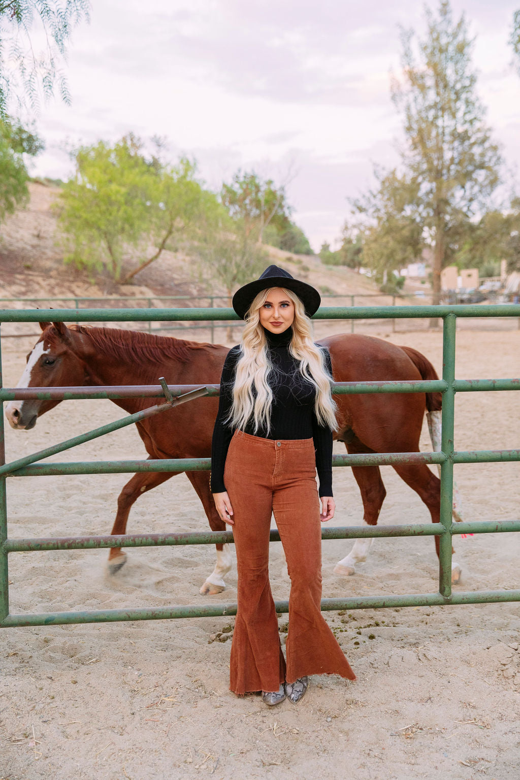 Rebecca Cross Top Rancher - Black