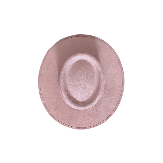 Alex Crown Top Boater  - Blush