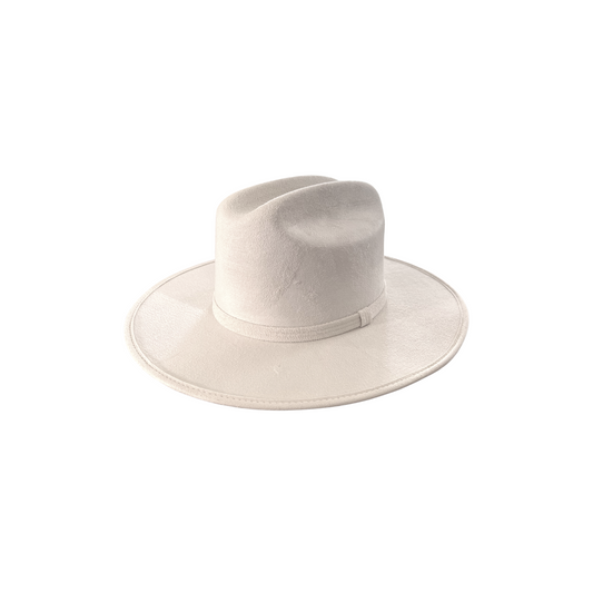 The Cattleman Crown Flat Brim- Ivory D&D