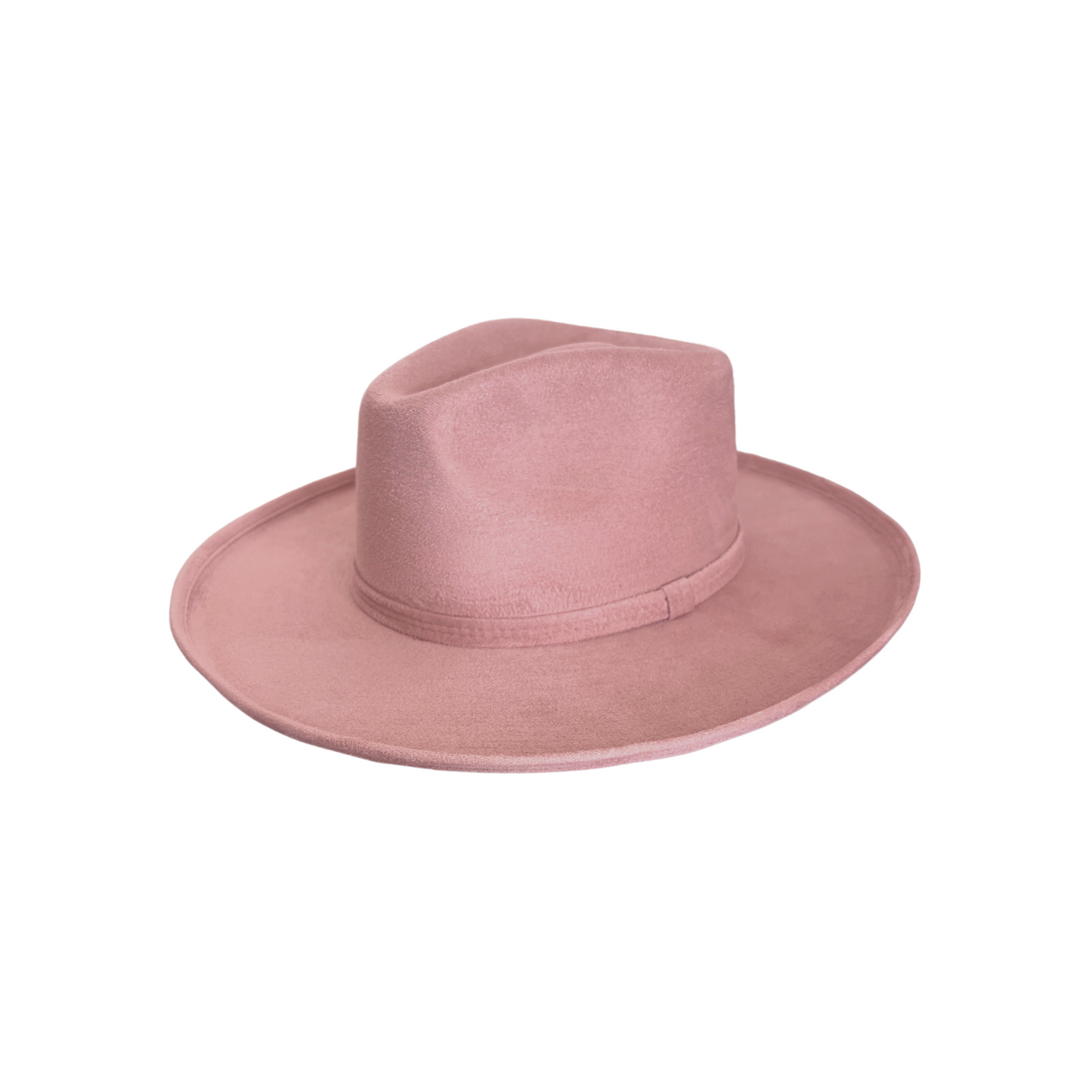 Blake Curled Pencil Brim- Blush