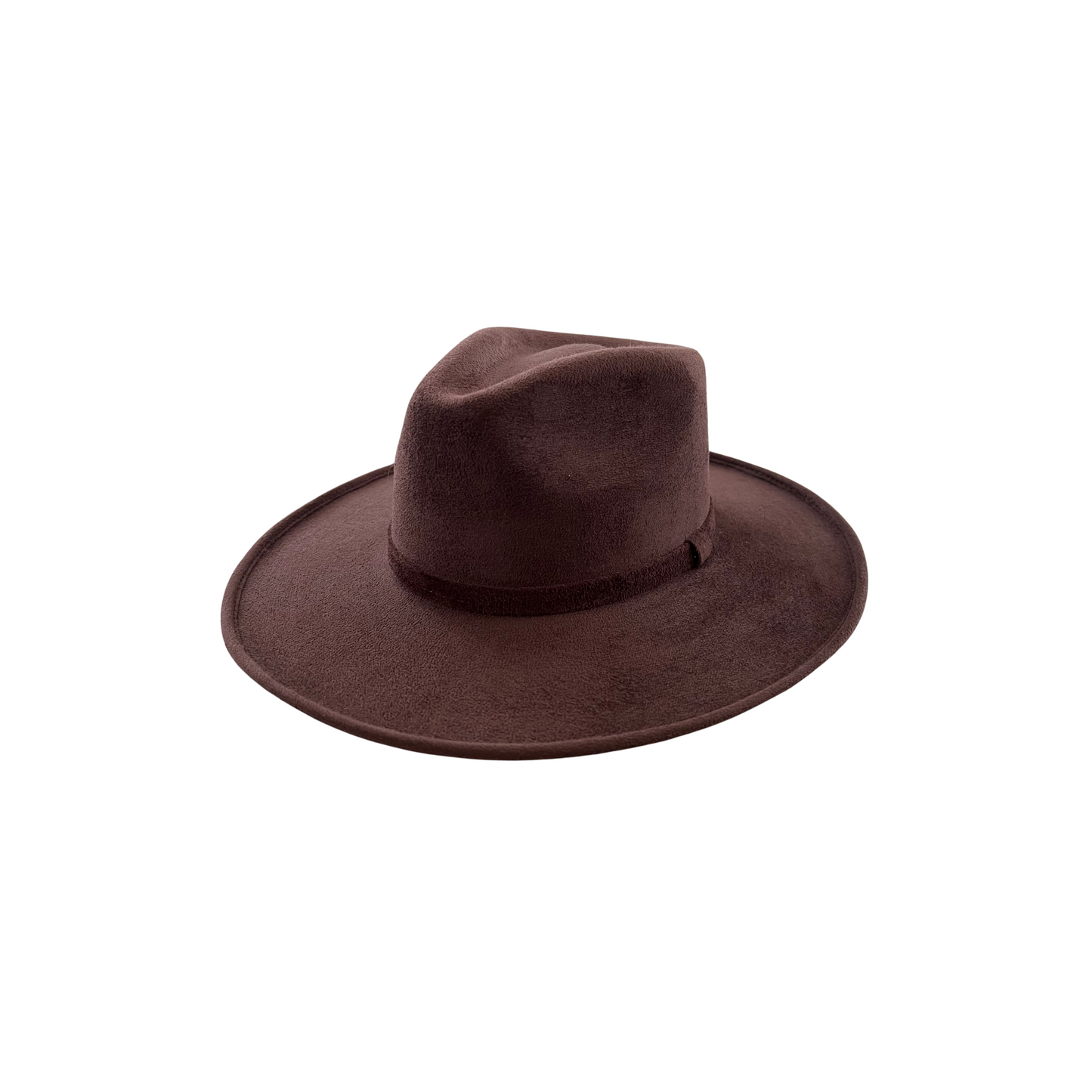 Blake Curled Pencil Brim- Chocolate