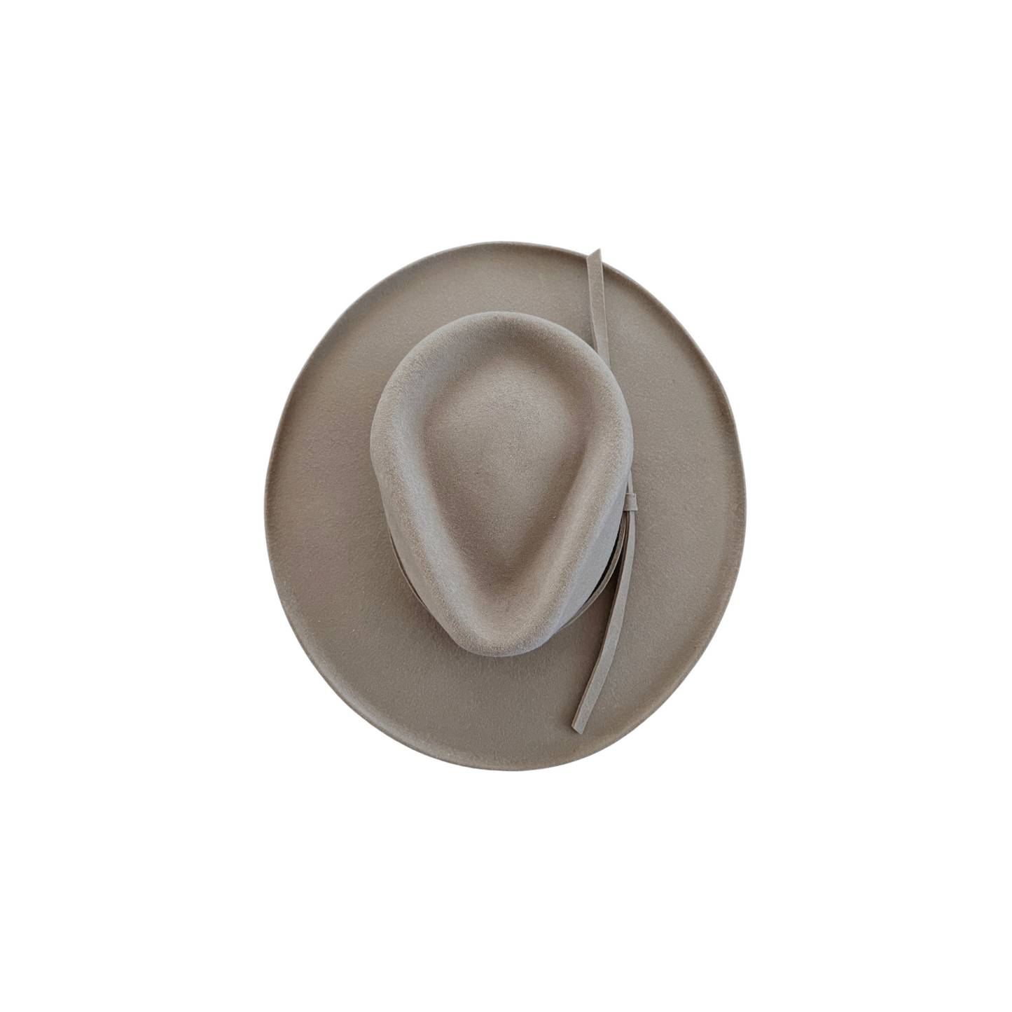 Rye- Dove Curled Pencil Brim Wool Hat D&D