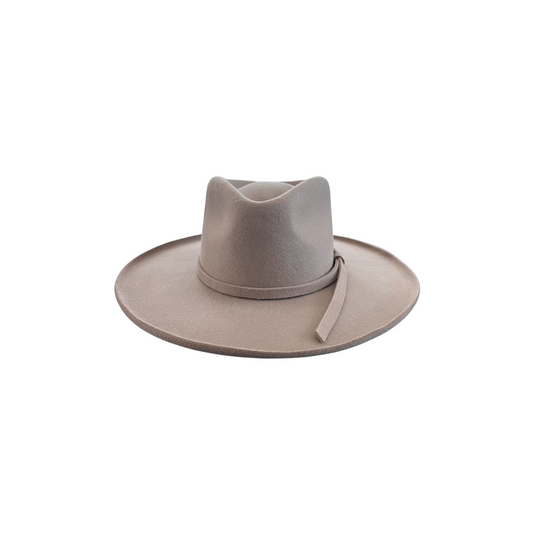 Rye- Dove Curled Pencil Brim Wool Hat D&D