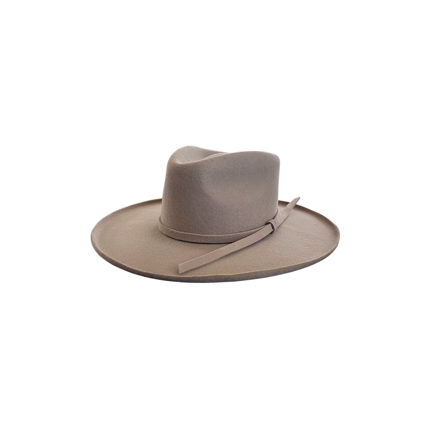 Rye- Dove Curled Pencil Brim Wool Hat D&D