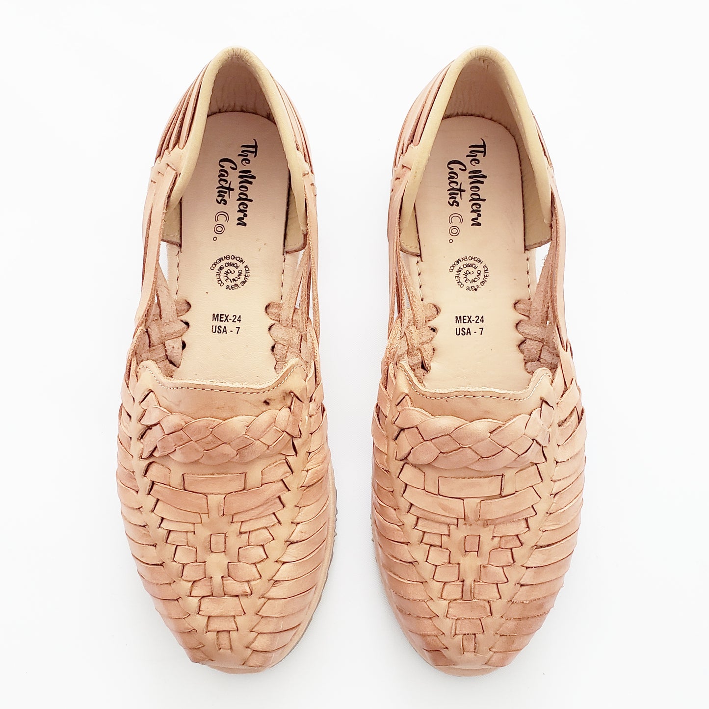 Braided Women's Sandal Huarache- Tan
