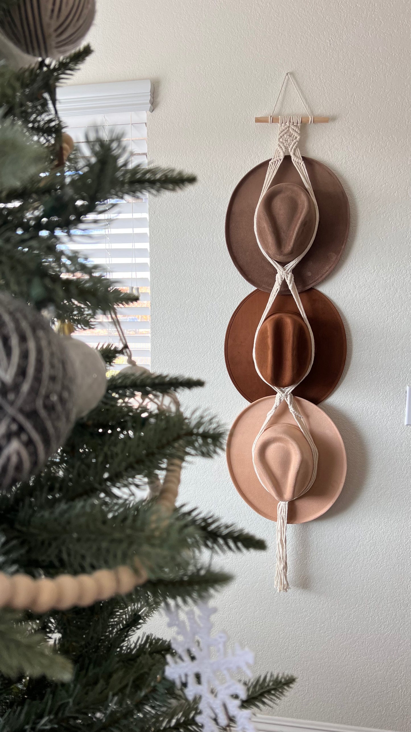 Macrame Hat Hanger