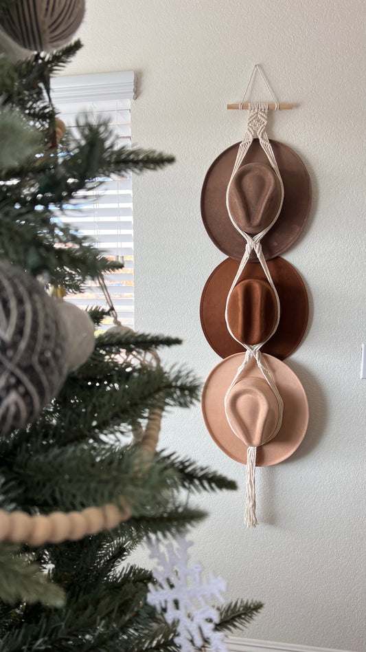 Macrame Hat Hanger