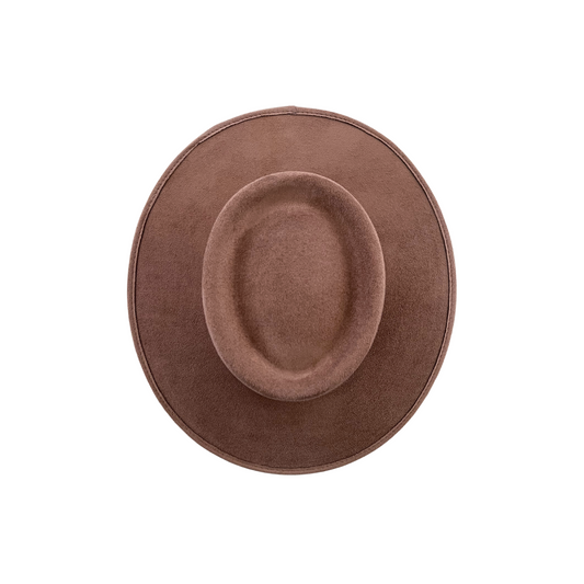 Alex Crown Top Boater - Mocha