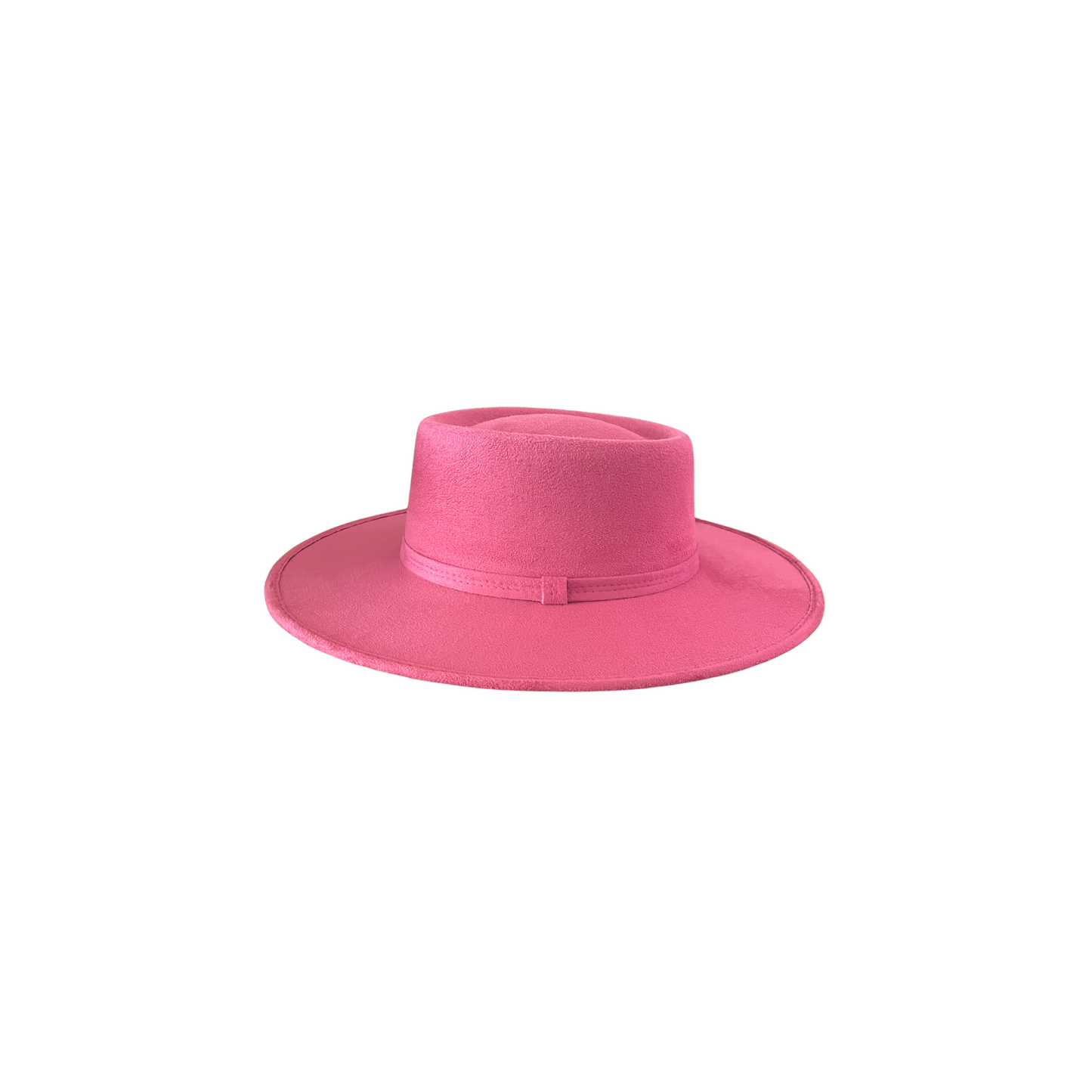 Alex Crown Top Boater- Rose