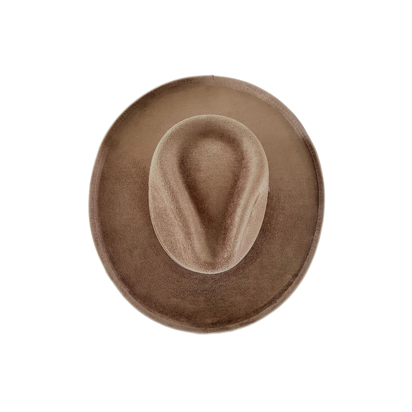 Blake Curled Pencil Brim- Dark Taupe