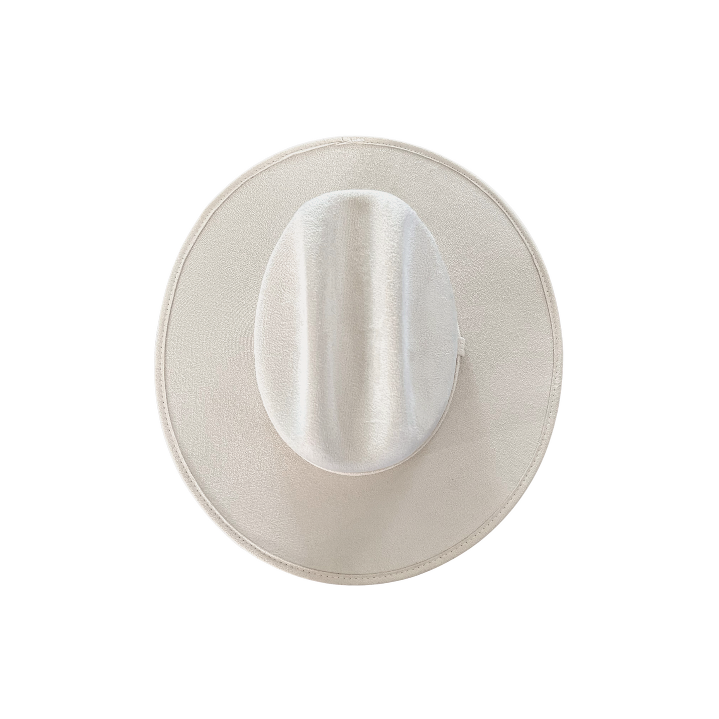 The Cattleman Crown Flat Brim- Ivory D&D