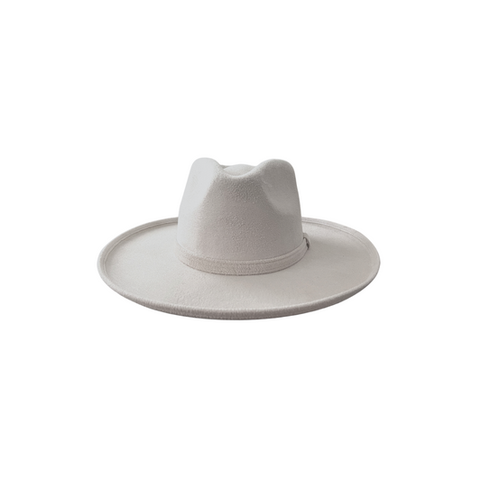 Blake Curled Pencil Brim- Ivory