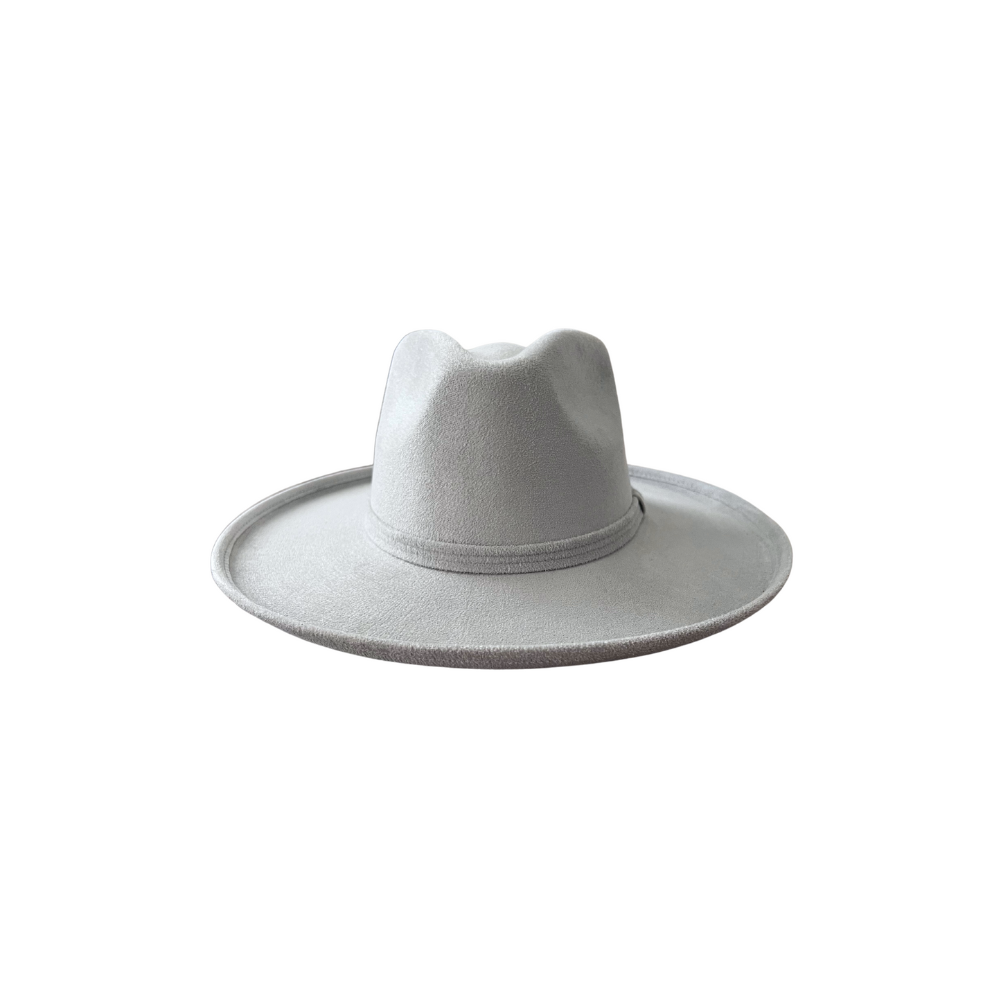 Blake Curled Pencil Brim- Light Gray