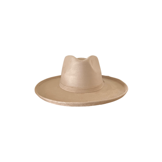 Blake Curled Pencil Brim- Nude