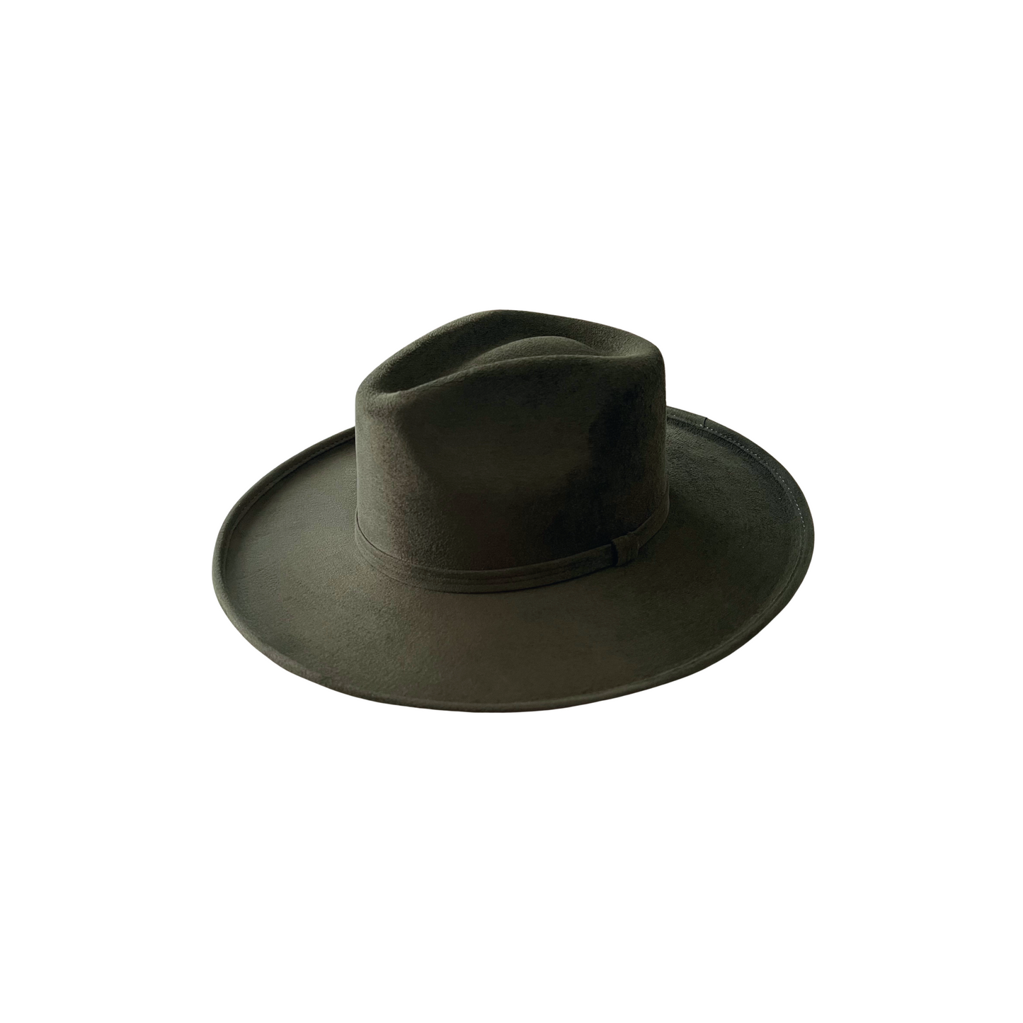Blake Curled Pencil Brim- Olive