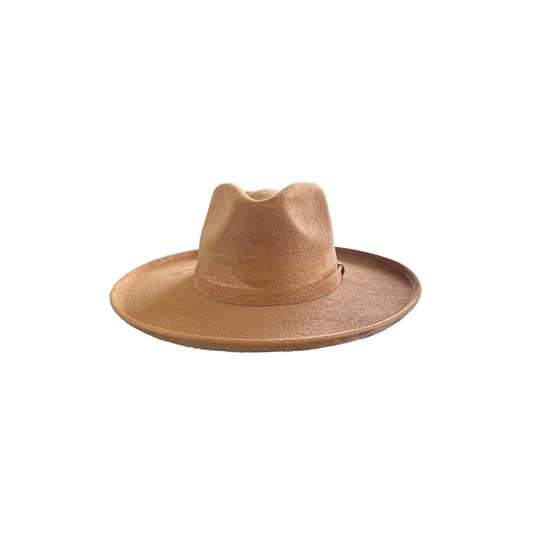 Blake Curled Pencil Brim- Tan