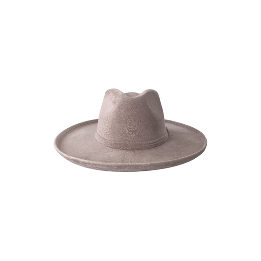 Blake Curled Pencil Brim- Taupe
