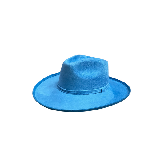Blake Curled Pencil Brim - Bright Blue