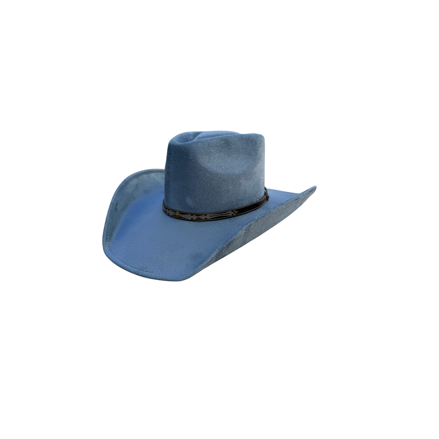 Arrowhead Western Hat w/ Leather Band - Denim