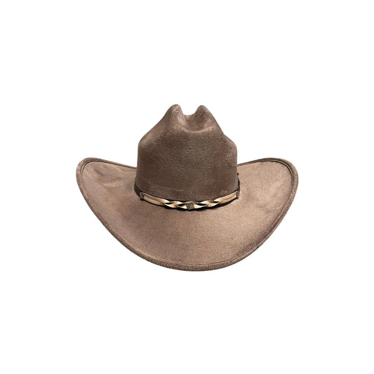 Western Dallas Cattleman Cowboy Hat - Dark Taupe