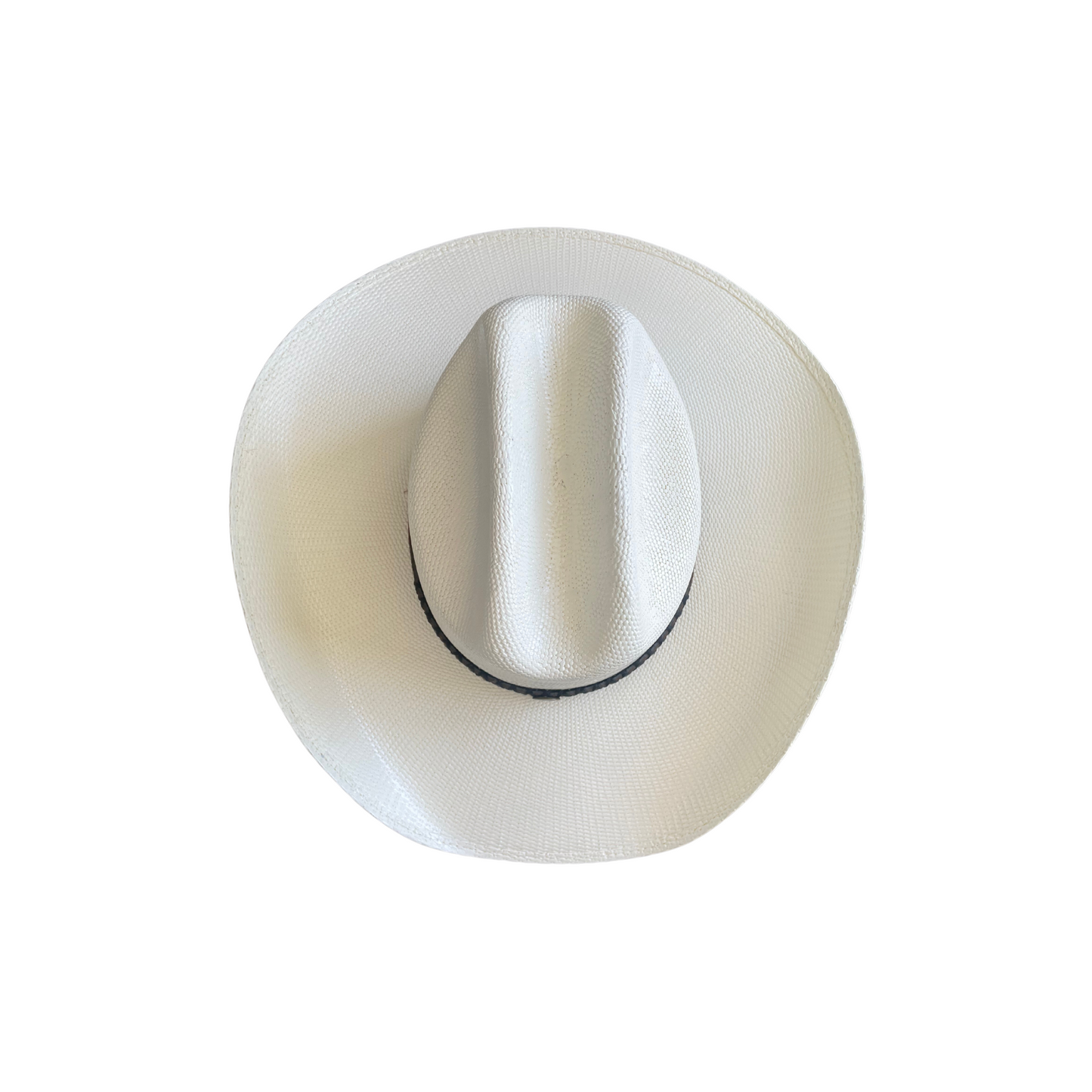 White Straw Western Style Hat