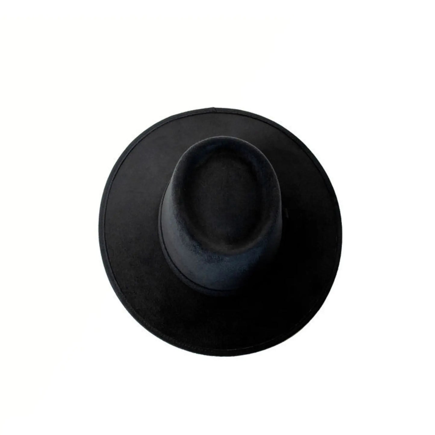 Alex Crown Top Boater - Black
