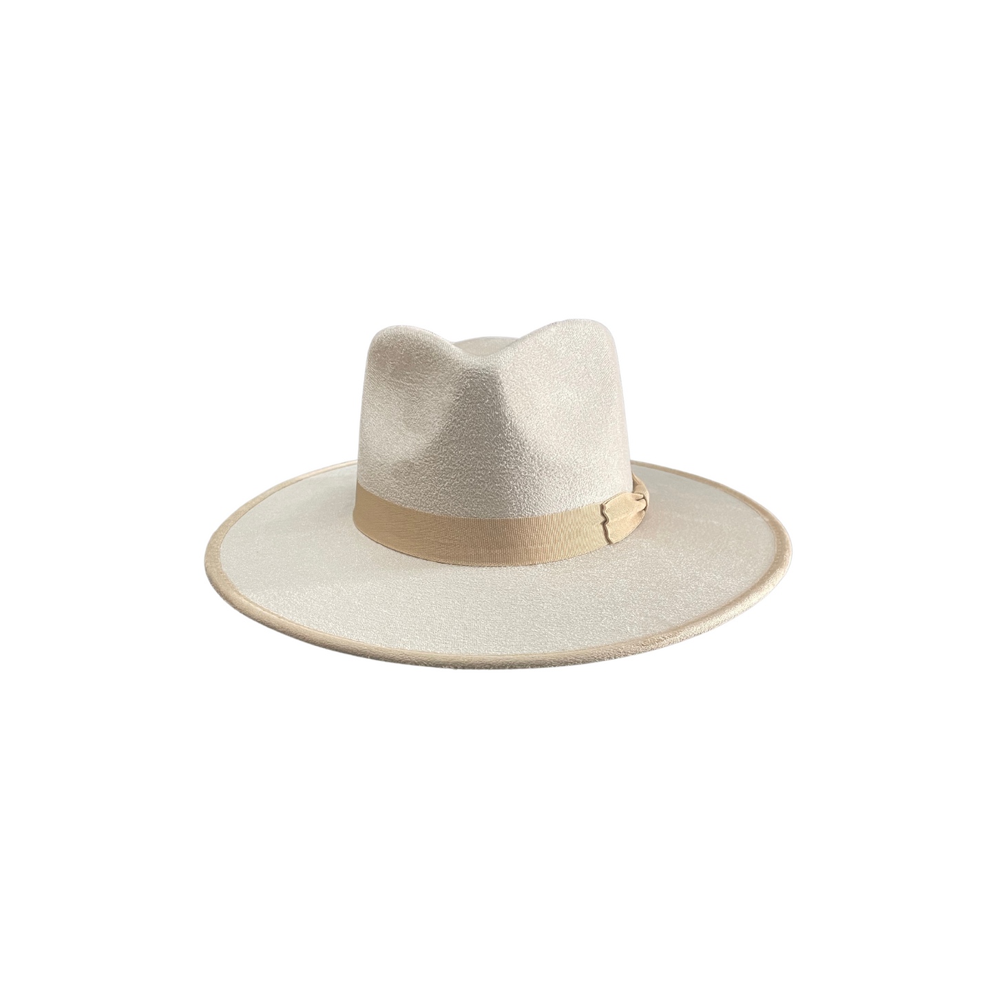 Millie Teardrop- Ivory Hat w/ Contrast Trim and Bow D&D